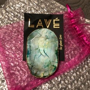 Gold Wrapped Agate Phone Stone